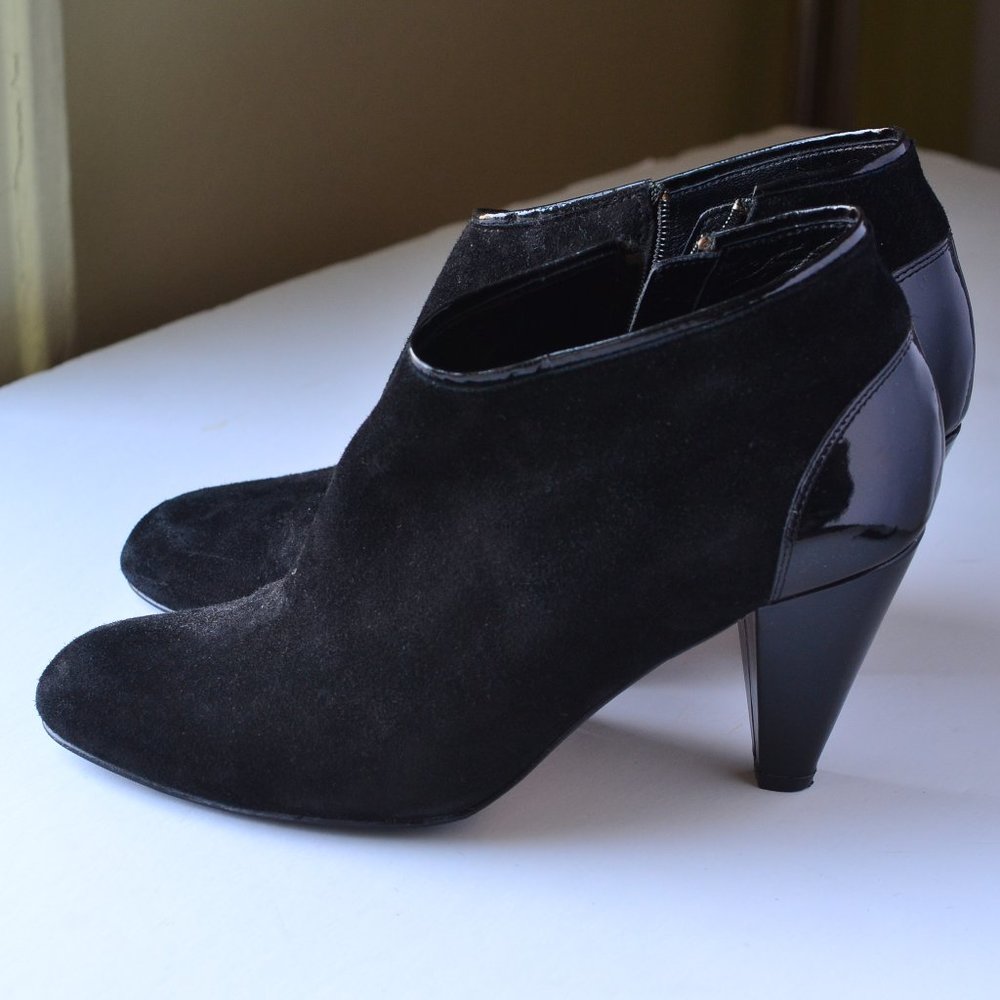 Cole Haan Nike Air Black suede boots size 6.5